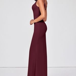 Azazie Satara Cabernet Bridesmaids Dress